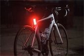stock image of bike with lights