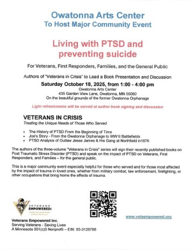 photo of living with ptsd event