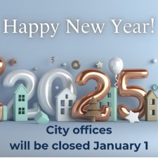 City Offices Closed on New Years