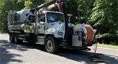 Sewer vac truck