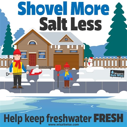 Shovel more salt less; help keep freshwater fresh 