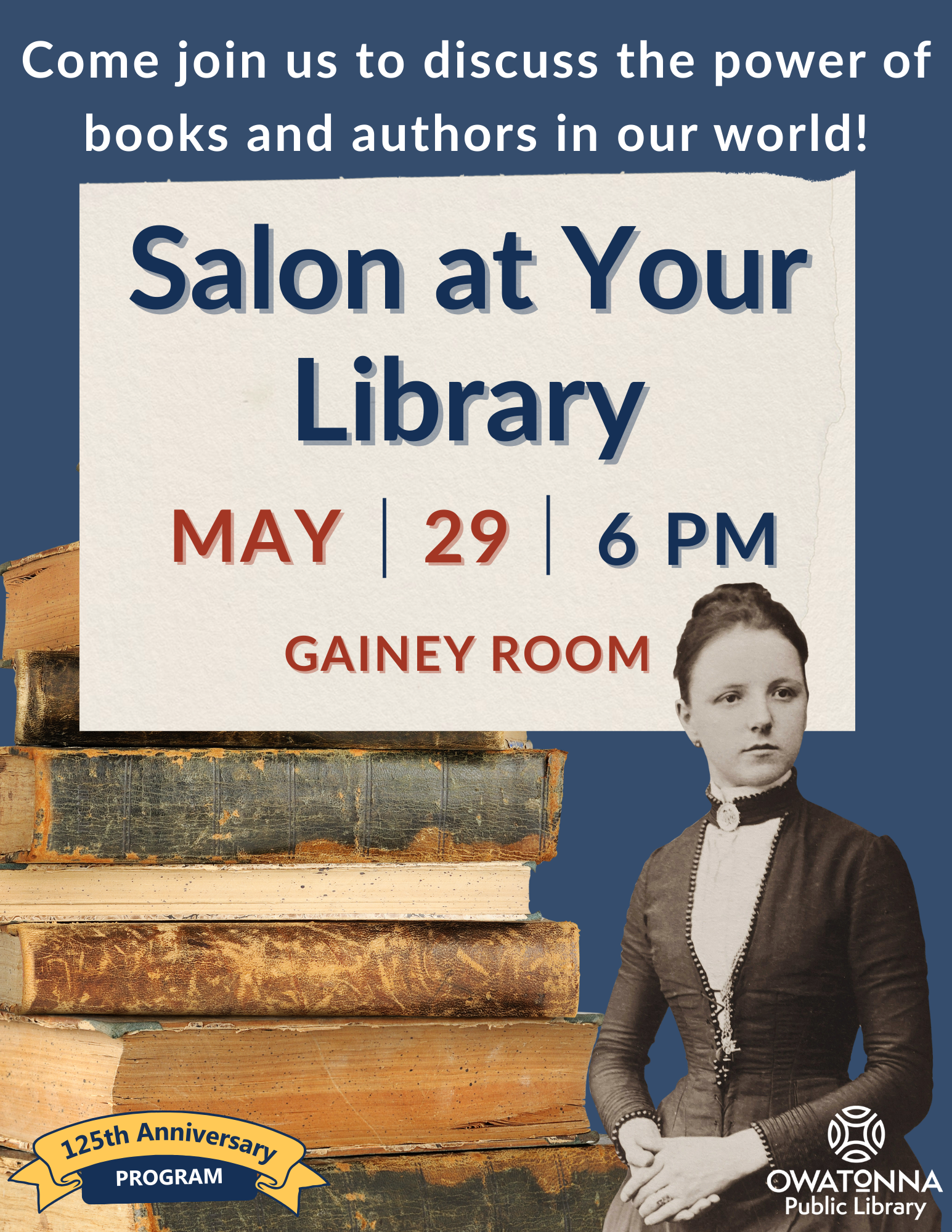 Light Blue Vibrant Collage Vintage Victorian Tea Party Event Invitation Flyer