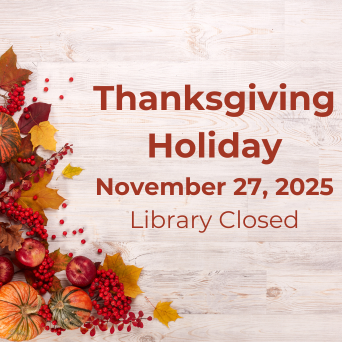 Library 2025 Thanksgiving Holiday