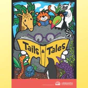 Tails and Tales 2021 Summer Reading Program logo