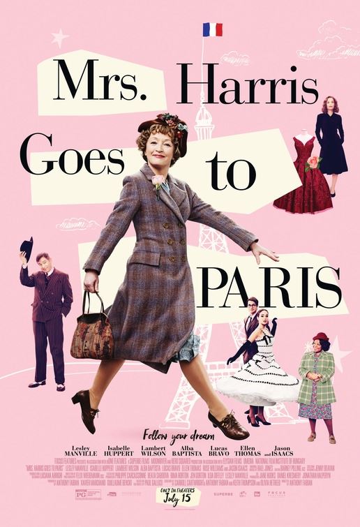 Mrs Harris Goes to Paris Poster